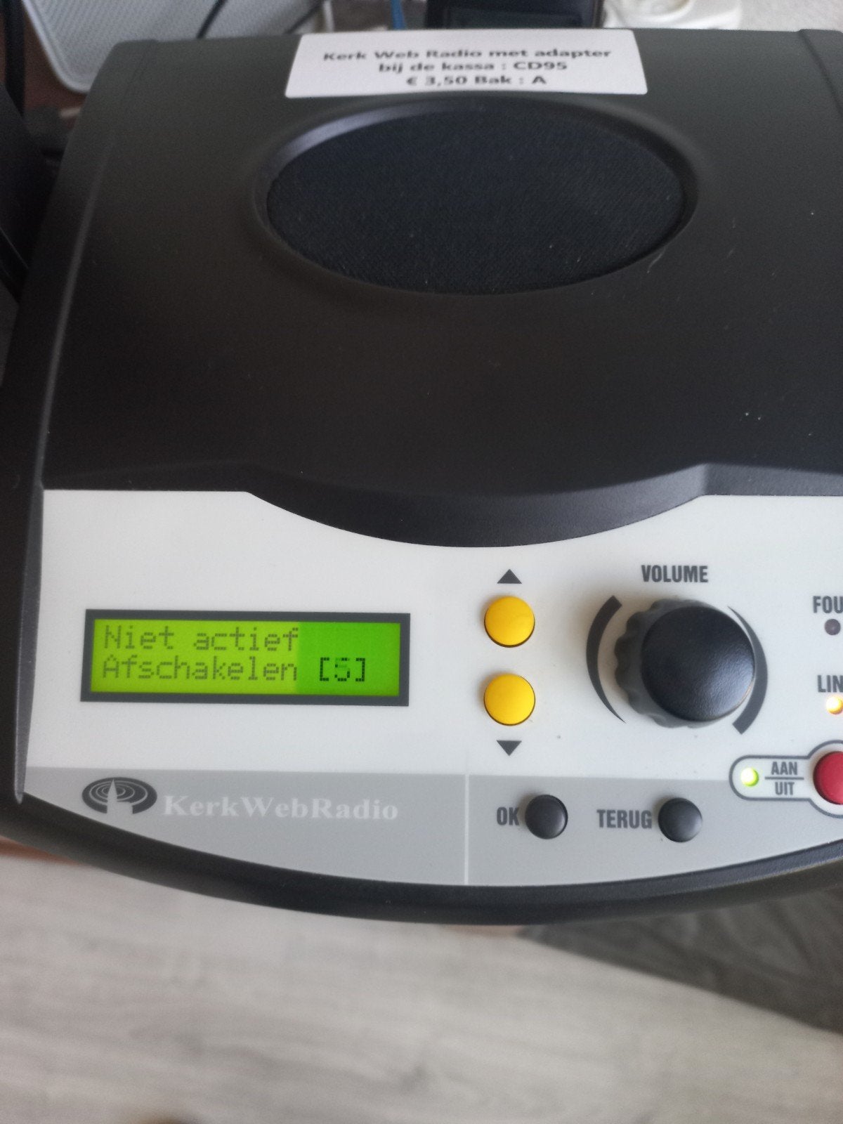 KerkWebRadio SolutionsRadio WebBox type 2080, Ophalen, Gebruikt, Radio