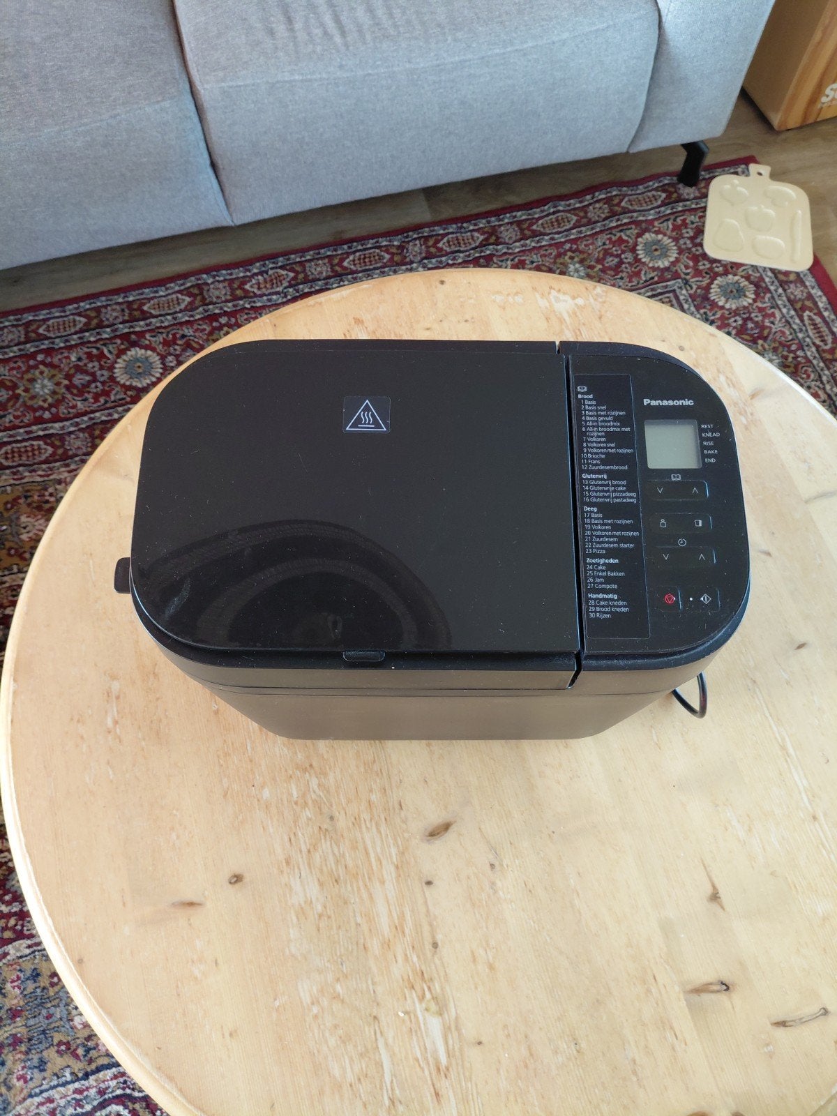 Panasonic SD-R2530 Broodbakmachine - Zo goed als nieuw, 800 tot 1200 gram deeg, Zo goed als nieuw, Kijkvenster, Ophalen