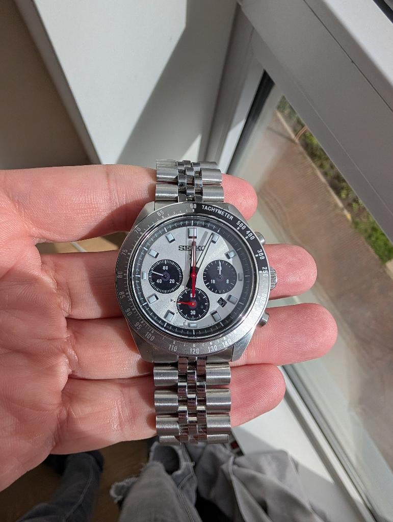 Seiko Prospex Speedtimer SSC911 – ZGAN – Incl. Jubilee band, Sieraden, Tassen en Uiterlijk, Horloges | Heren, Staal, Polshorloge