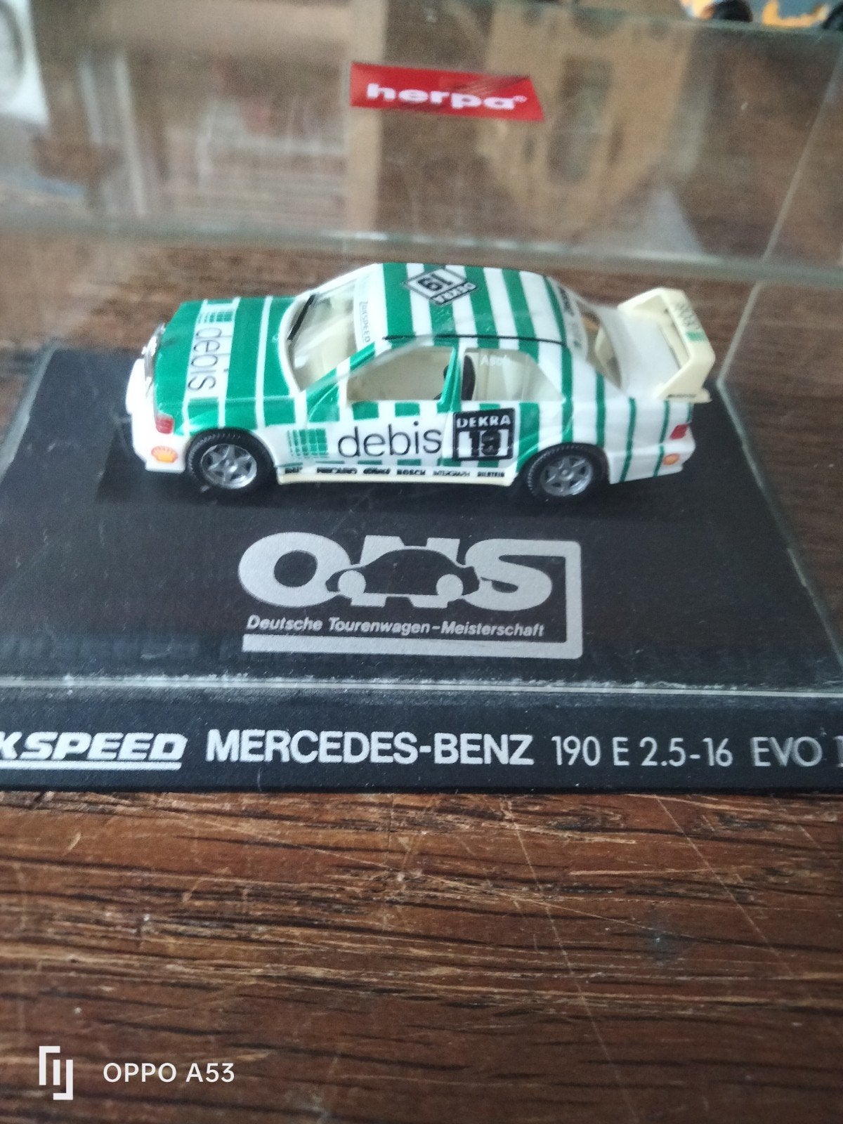 Mercedes Benz 190 herpa 1.87, Ophalen of Verzenden, Zo goed als nieuw, Auto