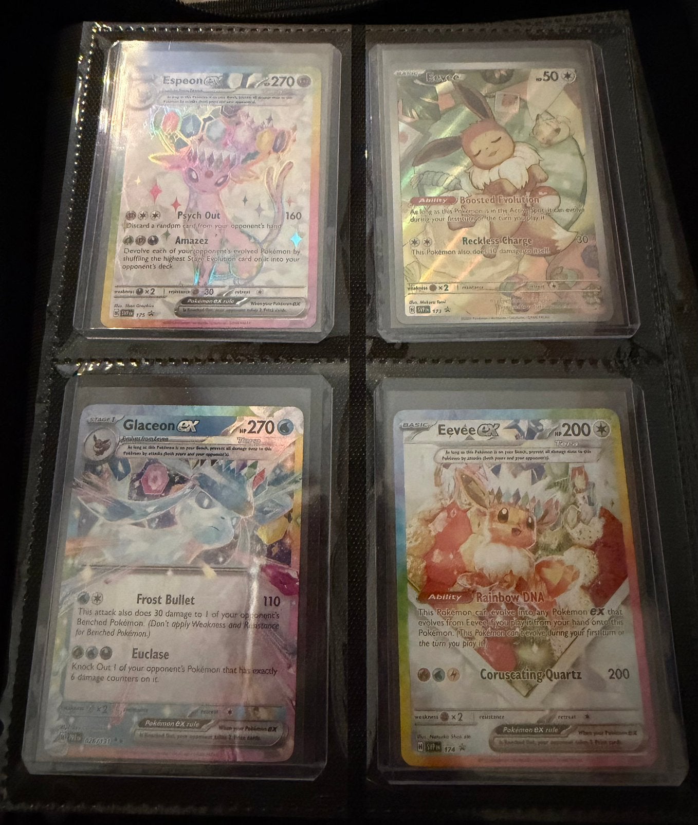 Pokémon kaarten, Ophalen of Verzenden, Zo goed als nieuw, Meerdere kaarten, Foil