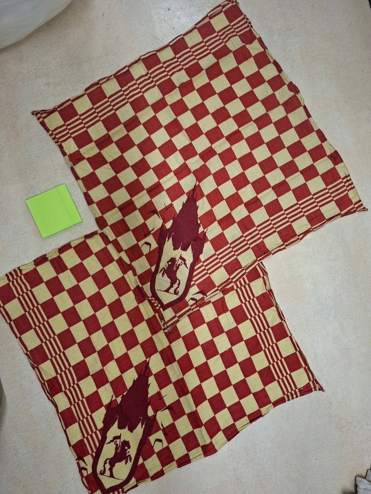 Originele Efteling Raveleijn Riddersdoeken – doek, Verzamelen, Ophalen of Verzenden, Gebruiksvoorwerp