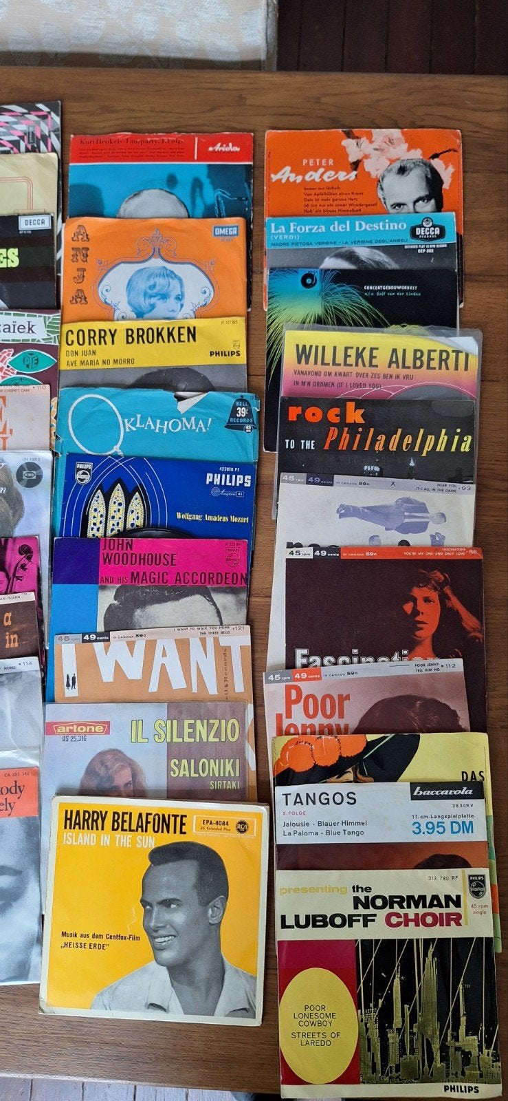 45 toeren singles jaren 60, 135 stuks., Ophalen, Gebruikt, Pop
