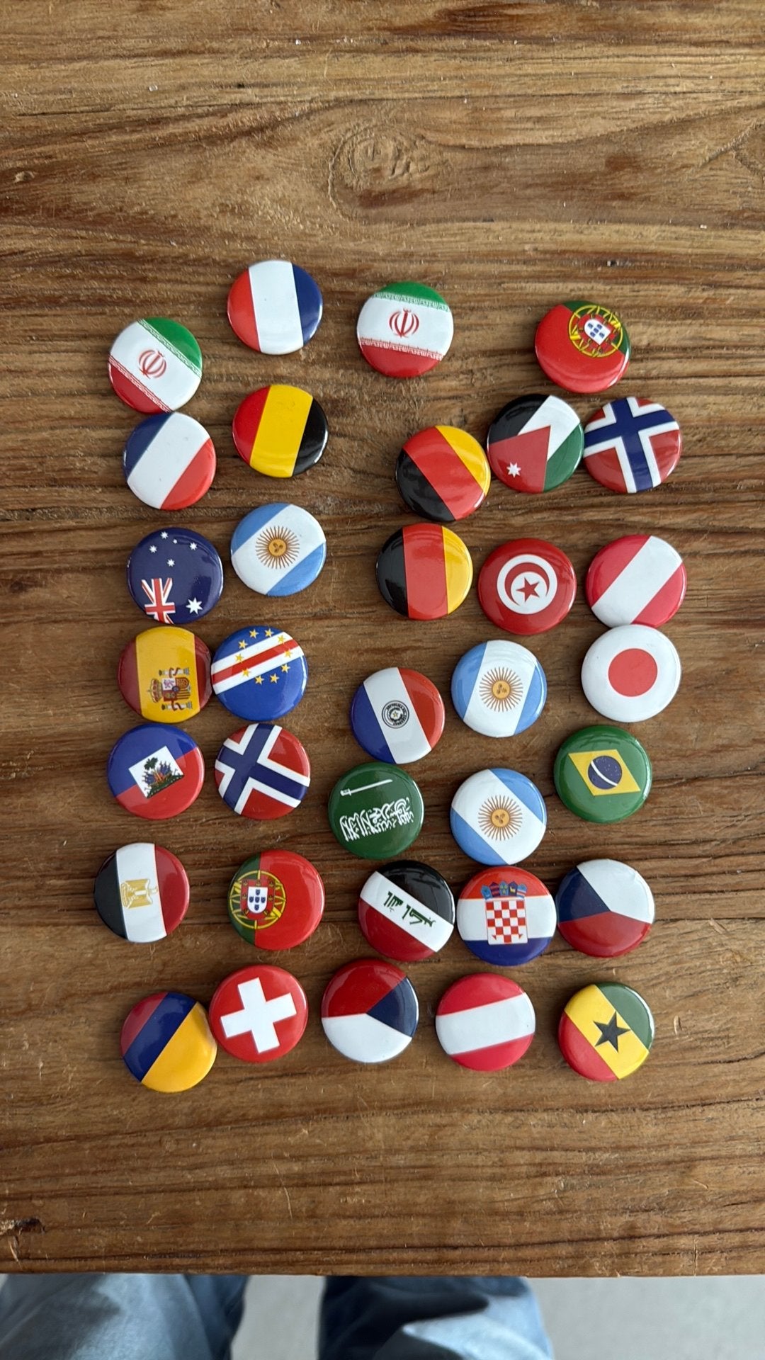 Deka markt landen buttons, Ophalen of Verzenden