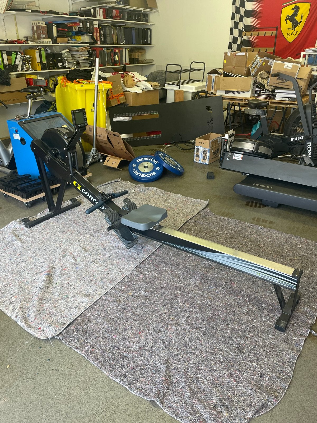 Concept 2 RowErg PM5 Roeitrainer - Goed onderhouden, Ophalen, Gebruikt, Armen