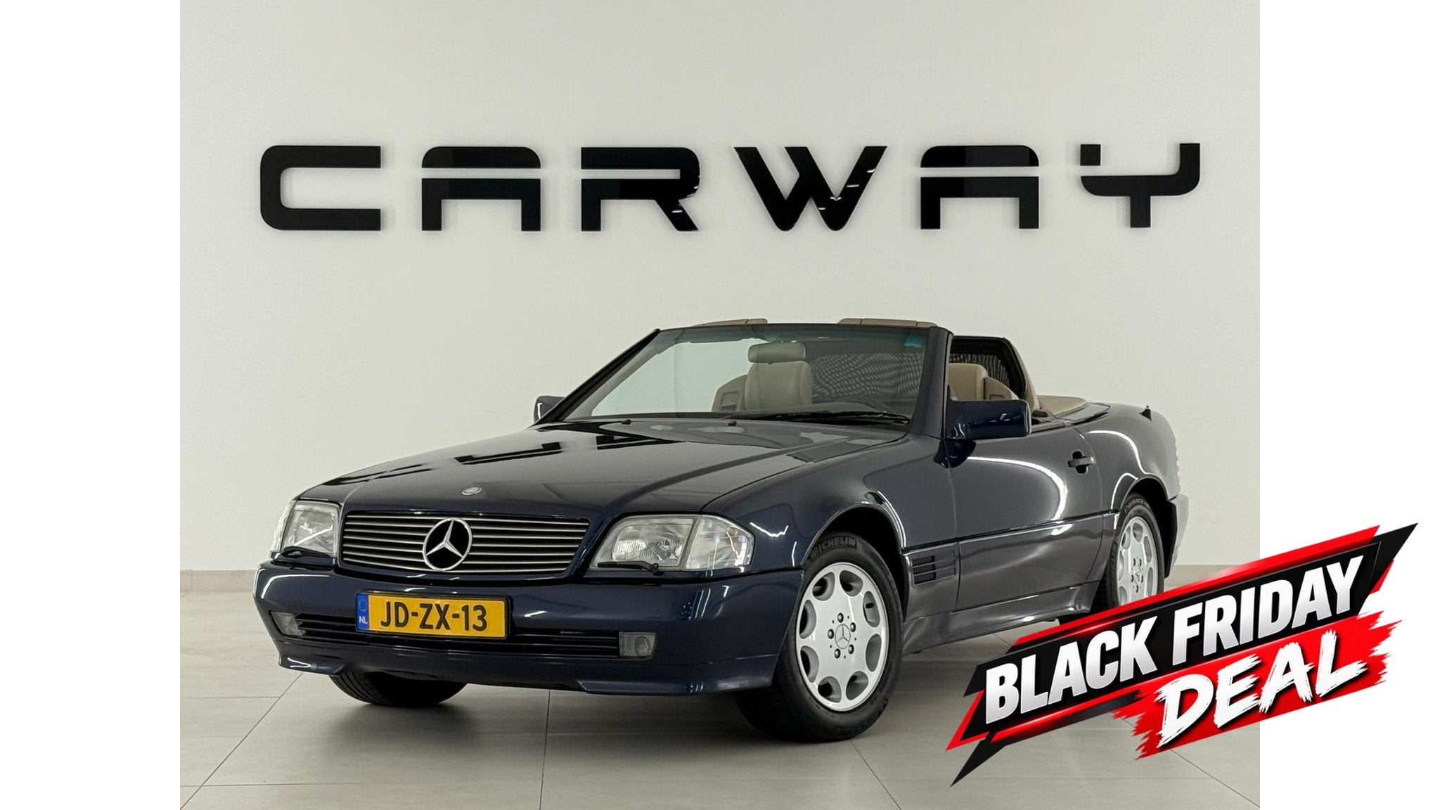 Mercedes-Benz SL-Klasse Cabrio 320 BLACK FRIDAY DEAL! Gerest, Automaat, Beige, Cabriolet, Blauw