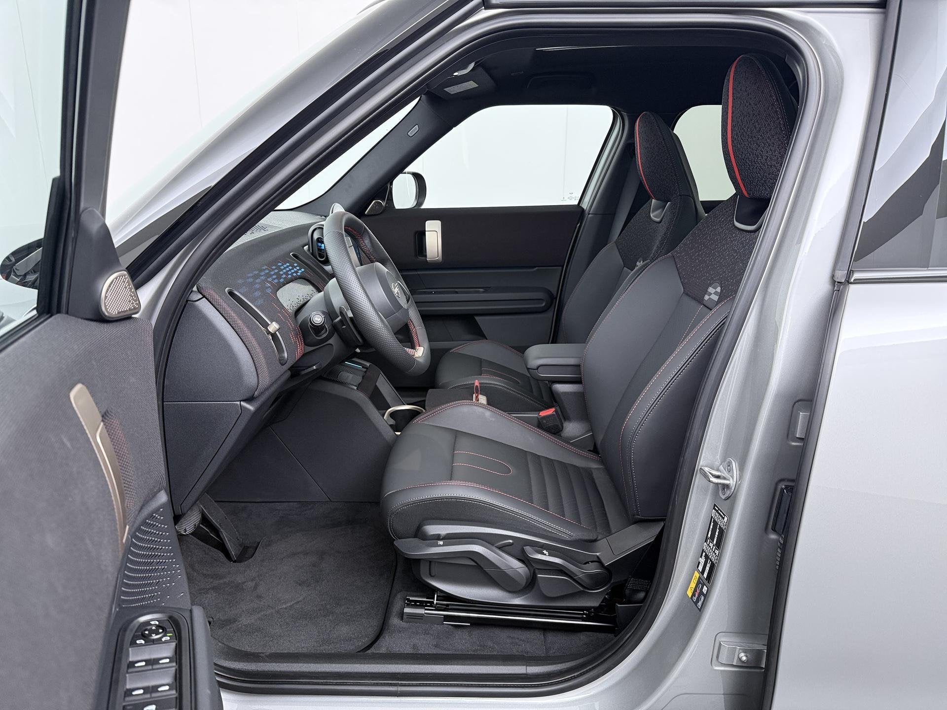 MINI Countryman E John Cooper Works | Pakket L, Auto's, Isofix, Zwart, Countryman, Leder en Stof