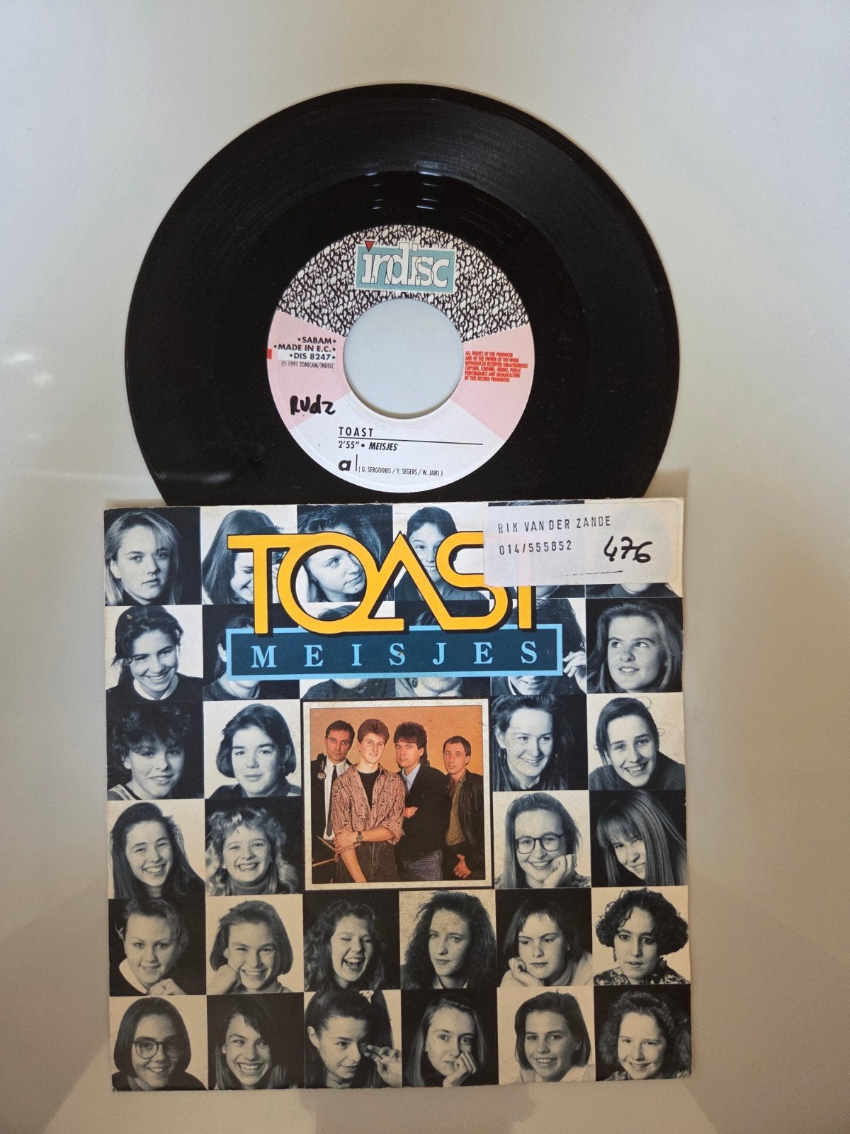 Toast - Meisjes, Ophalen of Verzenden, Gebruikt, 7 inch, Nederlandstalig