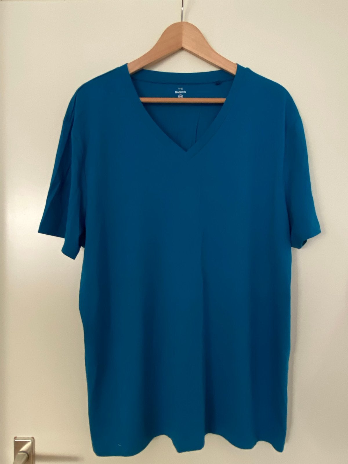 C&A The Basics XL V-hals T-shirt, Ophalen of Verzenden, Nieuw, Maat 56/58 (XL), Blauw