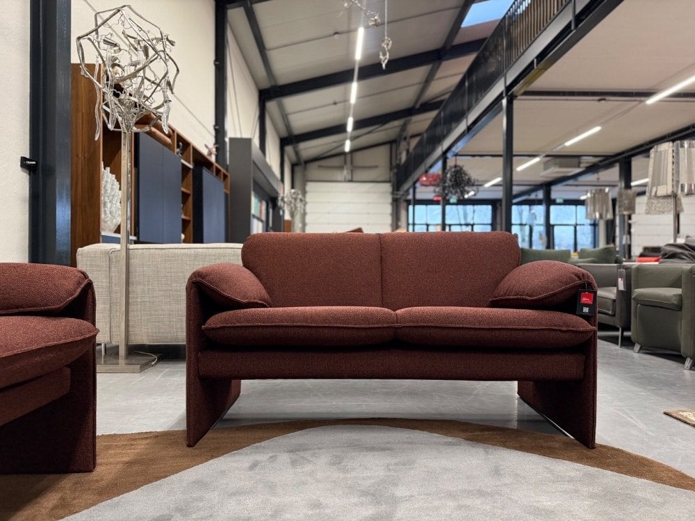 Nieuw Leolux Bora Bora 2 Zits Nomad stof 147, Leolux, Info@leolux.nl, 75 tot 100 cm, Ophalen of Verzenden