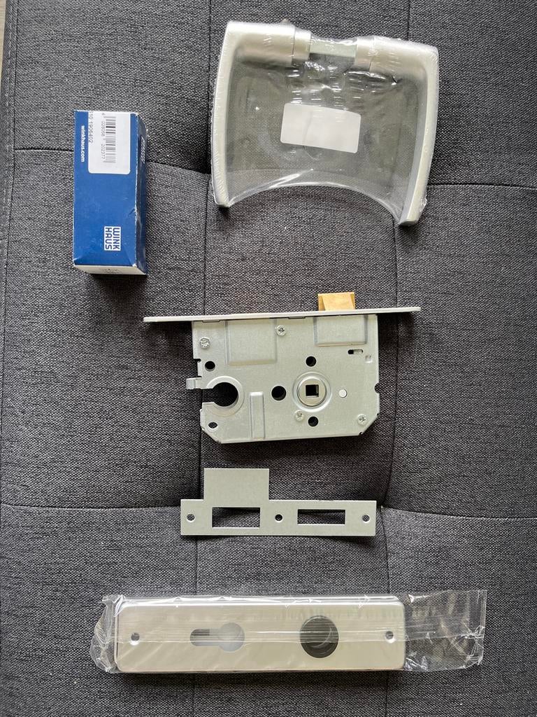 Winkhaus deurbeslag set met slot, Ophalen of Verzenden, Nieuw, Overige materialen, Slot
