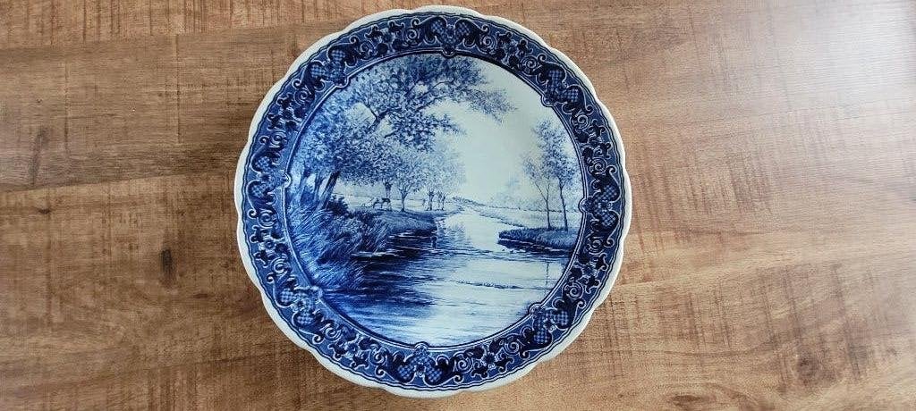 Royal Sphinx Maastricht Delfts Blauw Sierbord, Antiek en Kunst, Ophalen of Verzenden