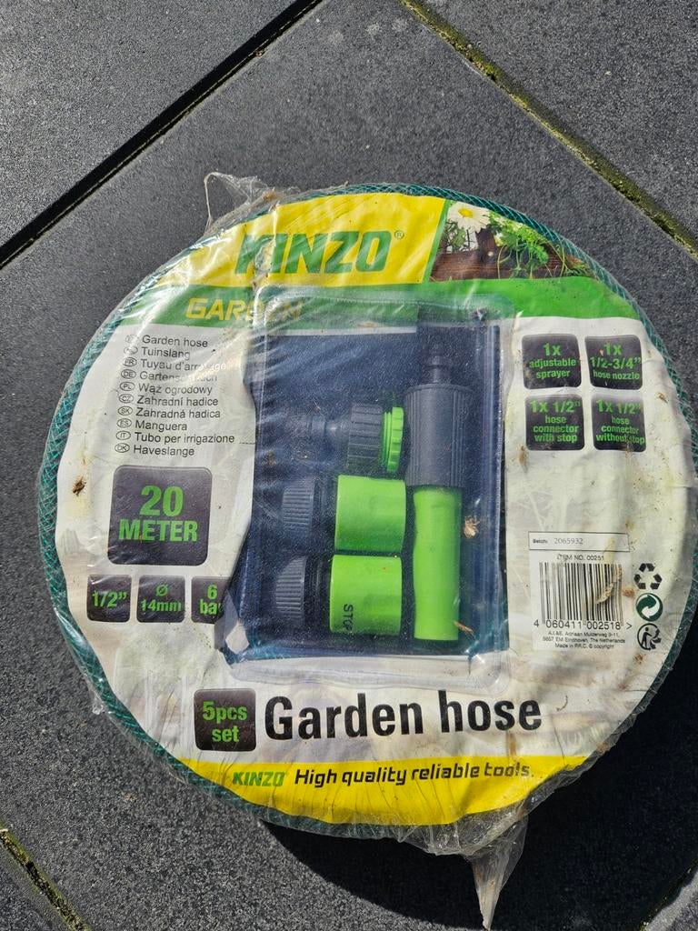 Nieuwe Tuinslangenset: 20m Druppelslang & 20m Tuinslang, Tuin en Terras, Ophalen of Verzenden