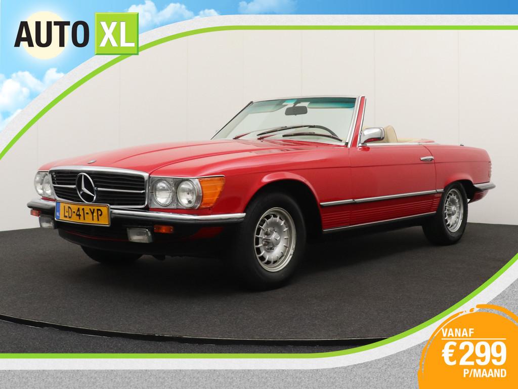 Mercedes-Benz SL-Klasse 350 V8 195 PK Aut. SL roadster Leder, Auto's, Oldtimers, Automaat, Achterwielaandrijving, Cabriolet, Bedrijf