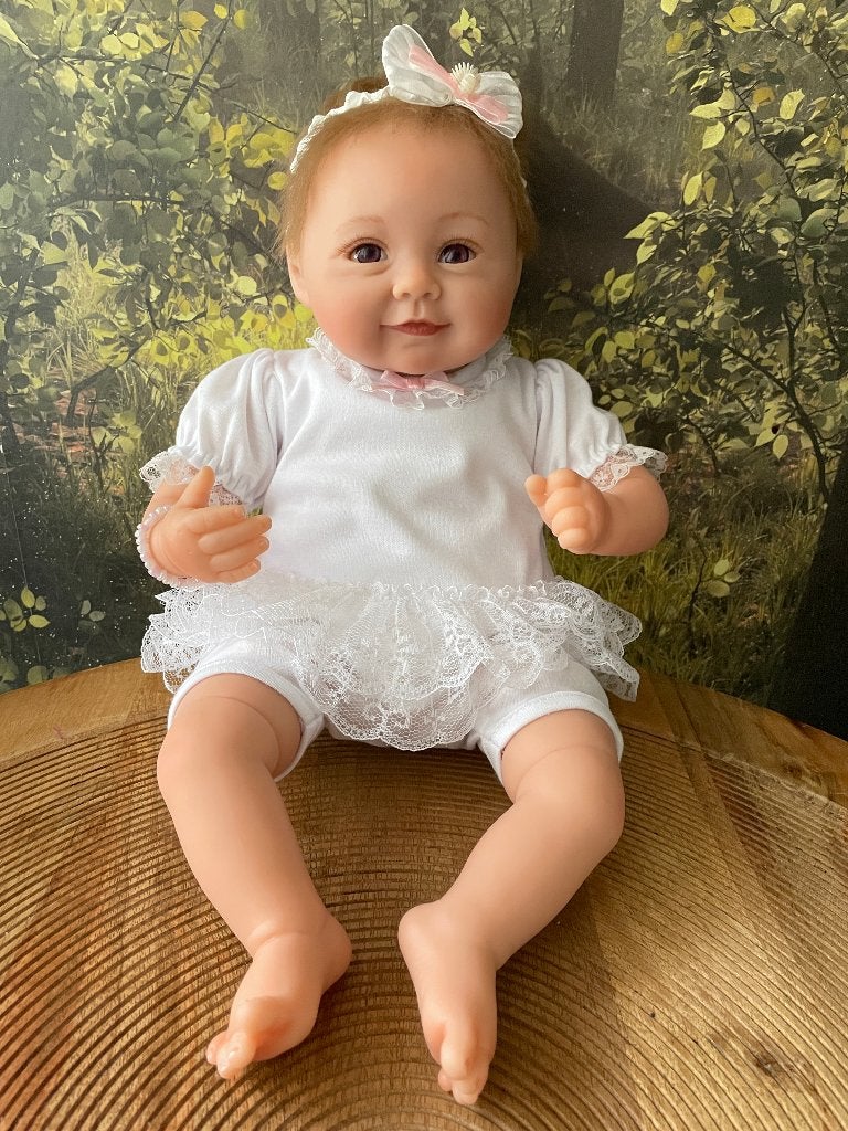 Ashton Drake pop Rosie van Ping Lau met certificaat, Verzamelen, Poppen, Ophalen of Verzenden, Zo goed als nieuw, Pop, Levensecht of Reborn