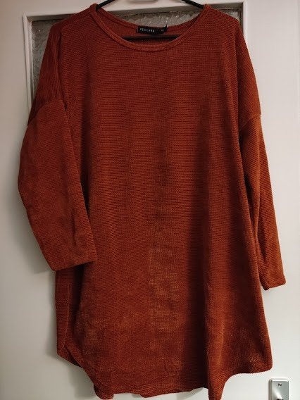 Pescara chenille okerbruine dames trui met ronde hals, Kleding | Dames, Truien en Vesten, Maat 38/40 (M), Pescara, Oranje, Ophalen of Verzenden