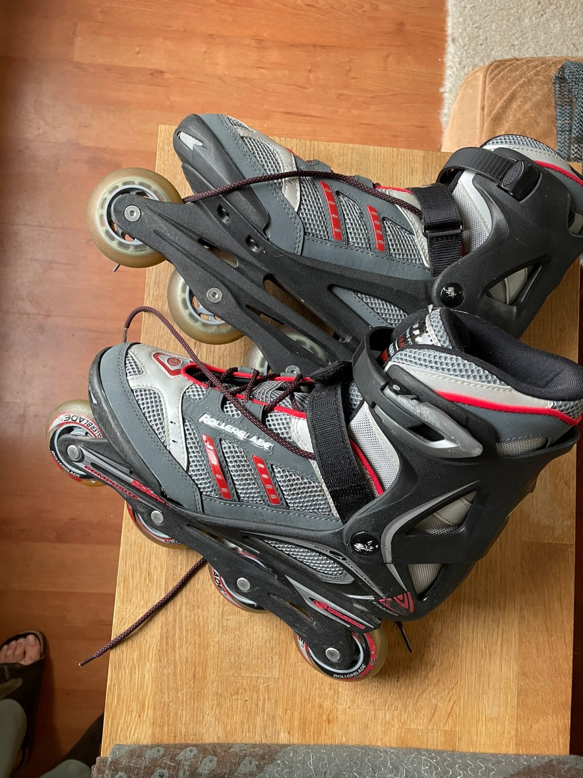 Maat 44 Rollerblades - gebruikt, Sport en Fitness, Skeelers, Ophalen, Gebruikt