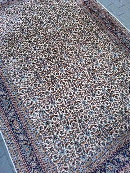 VINTAGE HANDGEKNOOPT PERZISCH TAPIJT HERATI IN ZEER GOEDE ST, 150 tot 200 cm, 200 cm of meer, Ophalen of Verzenden, Zo goed als nieuw
