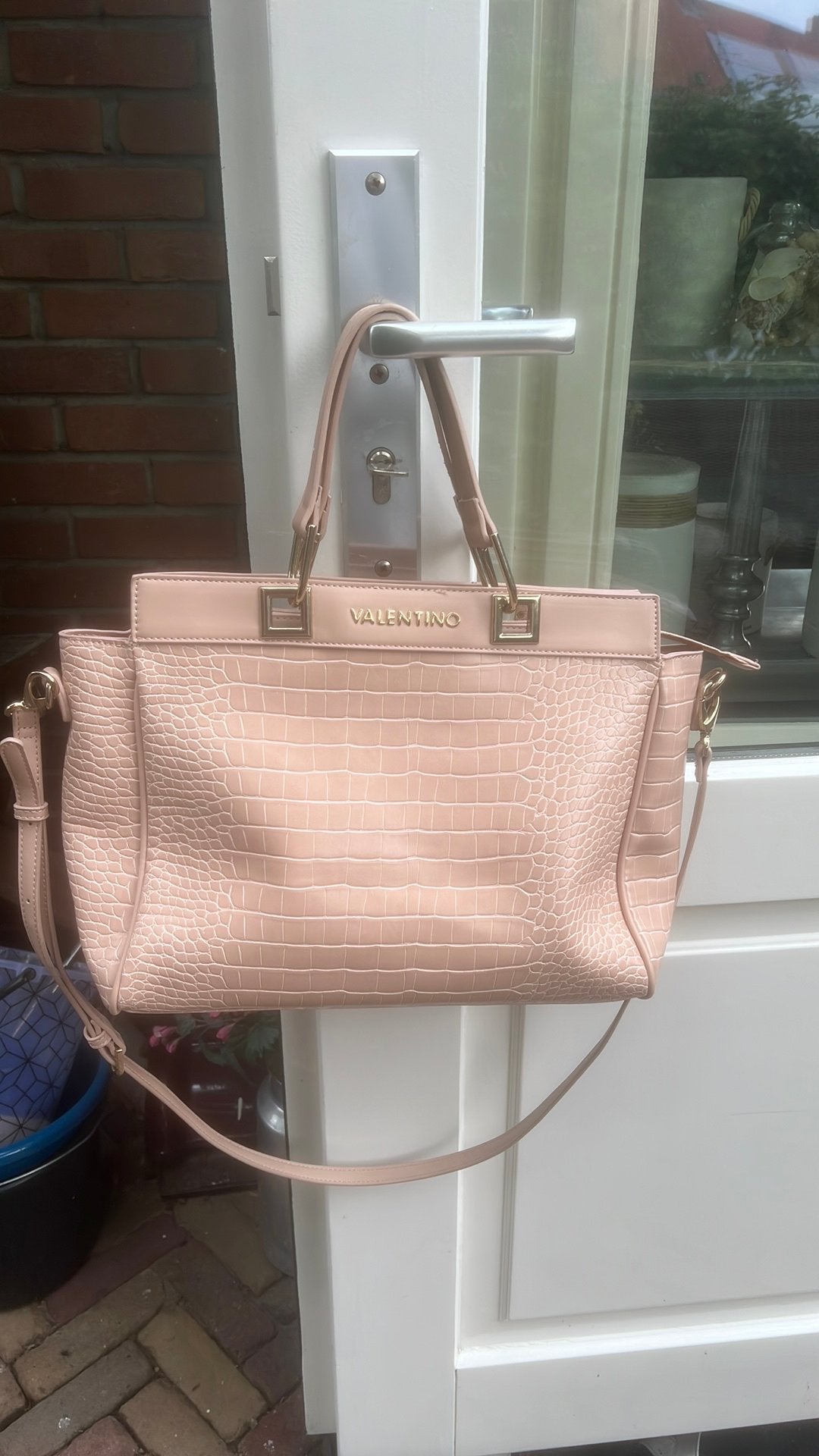 Valentino mario valentino tas, Ophalen of Verzenden, Zo goed als nieuw, Roze, Handtas