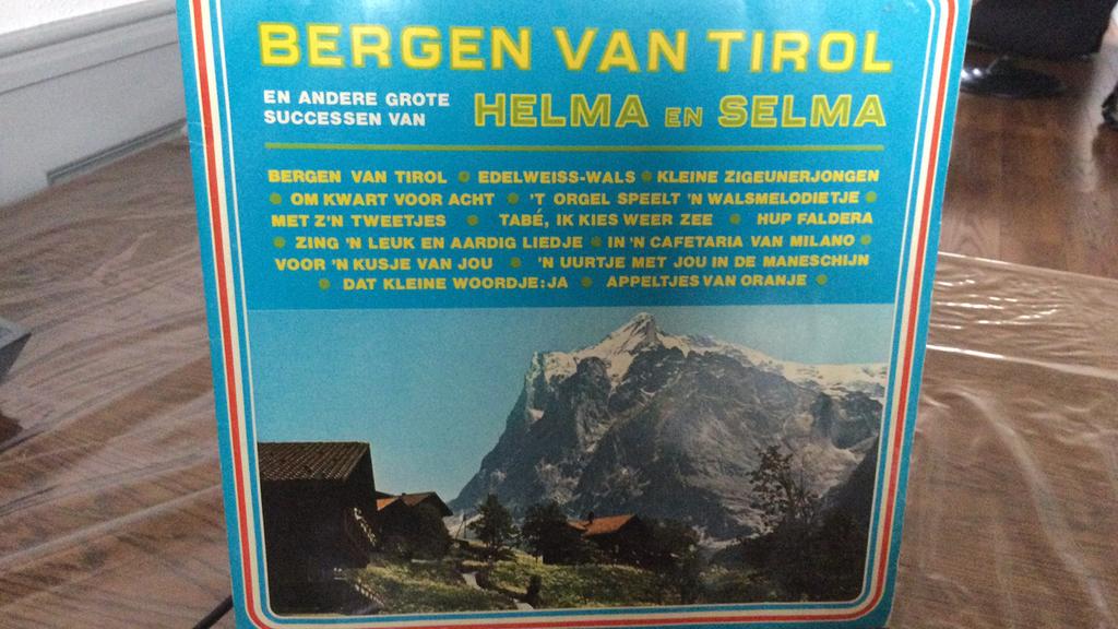 Bergen van Tirol Helma en Selma Telstar lp, Cd's en Dvd's, Vinyl | Nederlandstalig, Ophalen of Verzenden