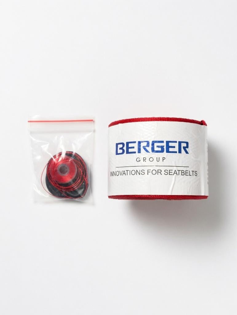 Originele Berger Group autogordelbanden Rood  4 Stuks, Ophalen of Verzenden, Nieuw