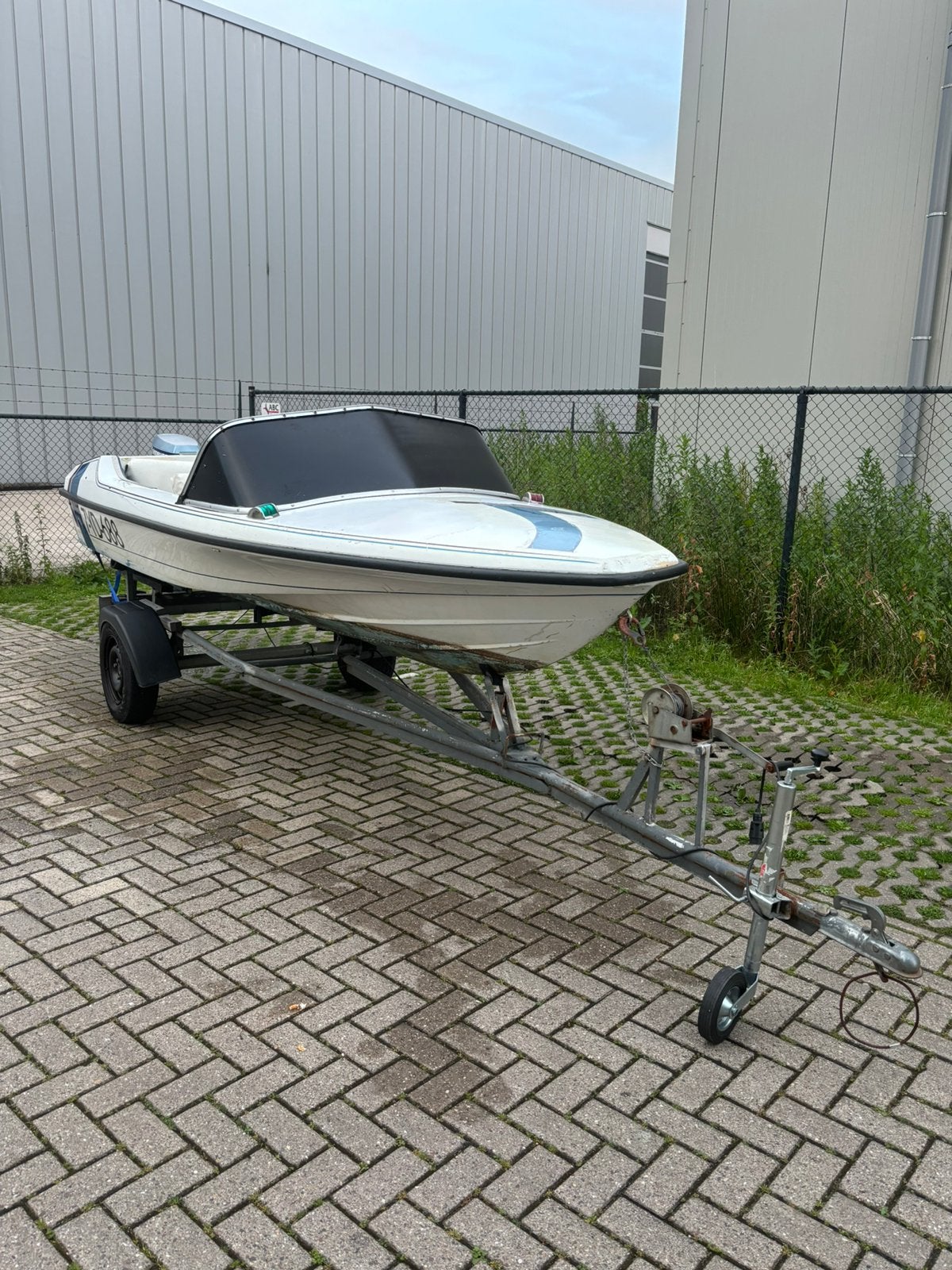 Vega 405 + trailer, Watersport en Boten, Ophalen, Overige merken, Gebruikt, 35 pk
