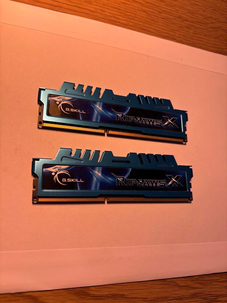 G.Skill Ripjaws X DDR3 RAM - 16GB (2x8GB) 2400MHz, Computers en Software, RAM geheugen, Server, DDR3, Ophalen of Verzenden, Zo goed als nieuw
