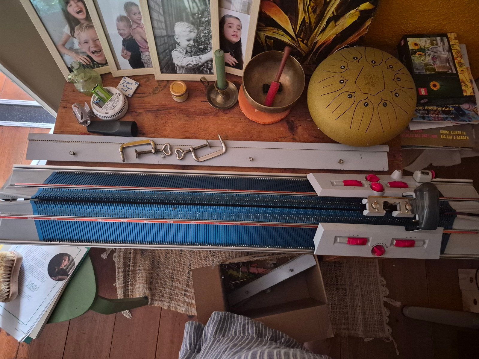 Breimachine met accessoires, Ophalen of Verzenden, Gebruikt, Breien, Machine