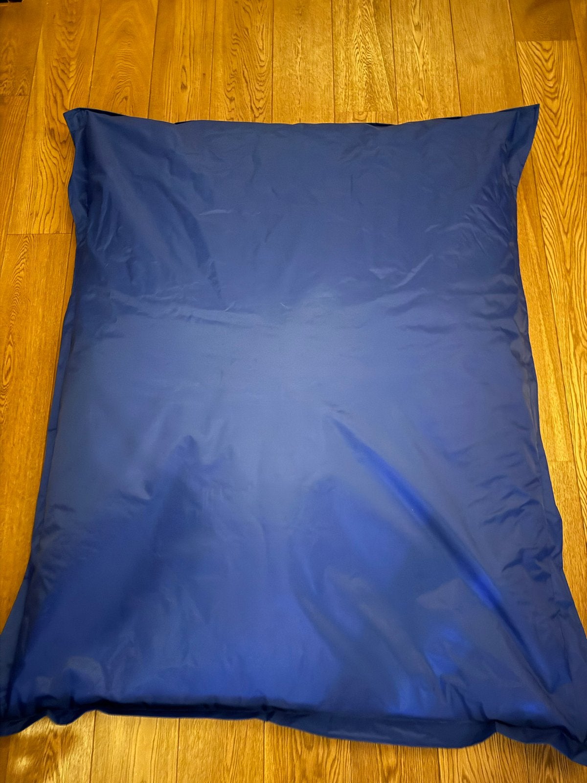 Comfortabele Blauwe Zitzak, Ophalen, Zo goed als nieuw, Blauw, Zitzak