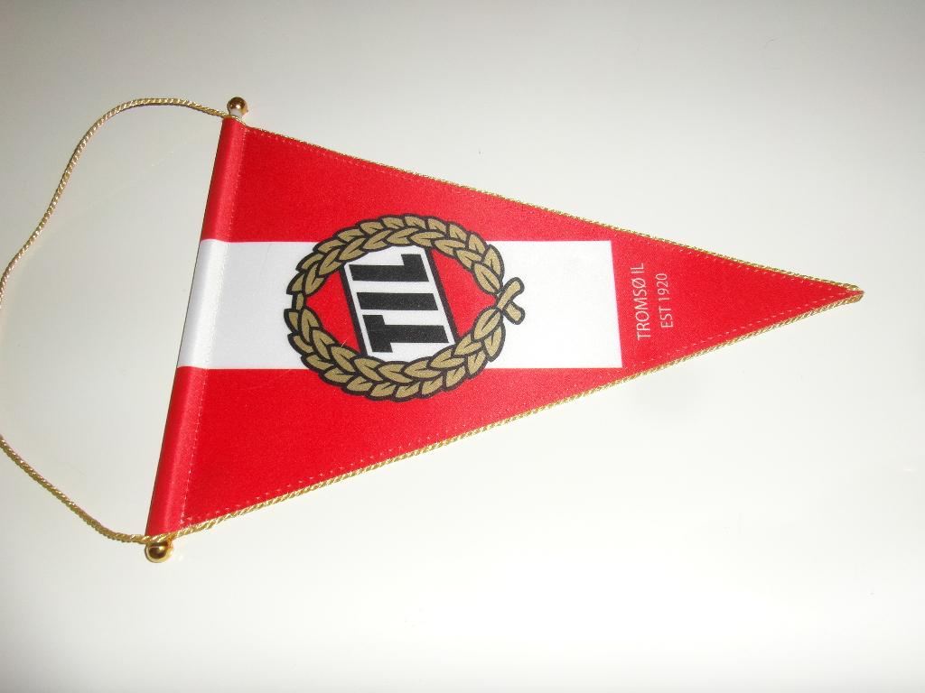 voetbal vaan tromso IL noorwegen, Ophalen of Verzenden, Zo goed als nieuw, Buitenlandse clubs, Vaantje of Sjaal