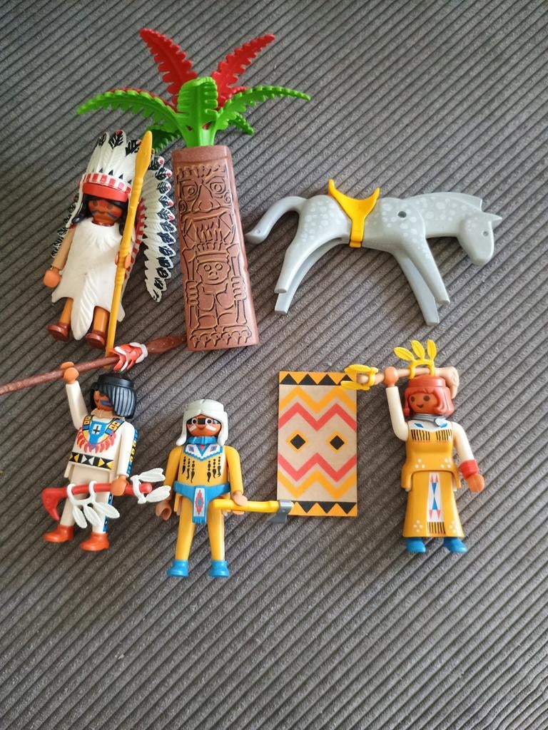 Playmobil indianrn, Ophalen