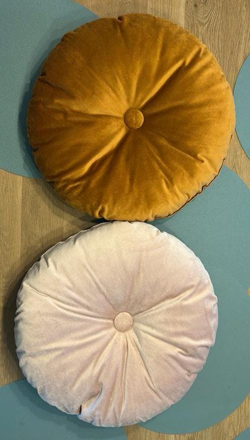 Twee ronde kussens ikea, Huis en Inrichting, Woonaccessoires | Kussens, Ophalen of Verzenden, Gebruikt, Rond