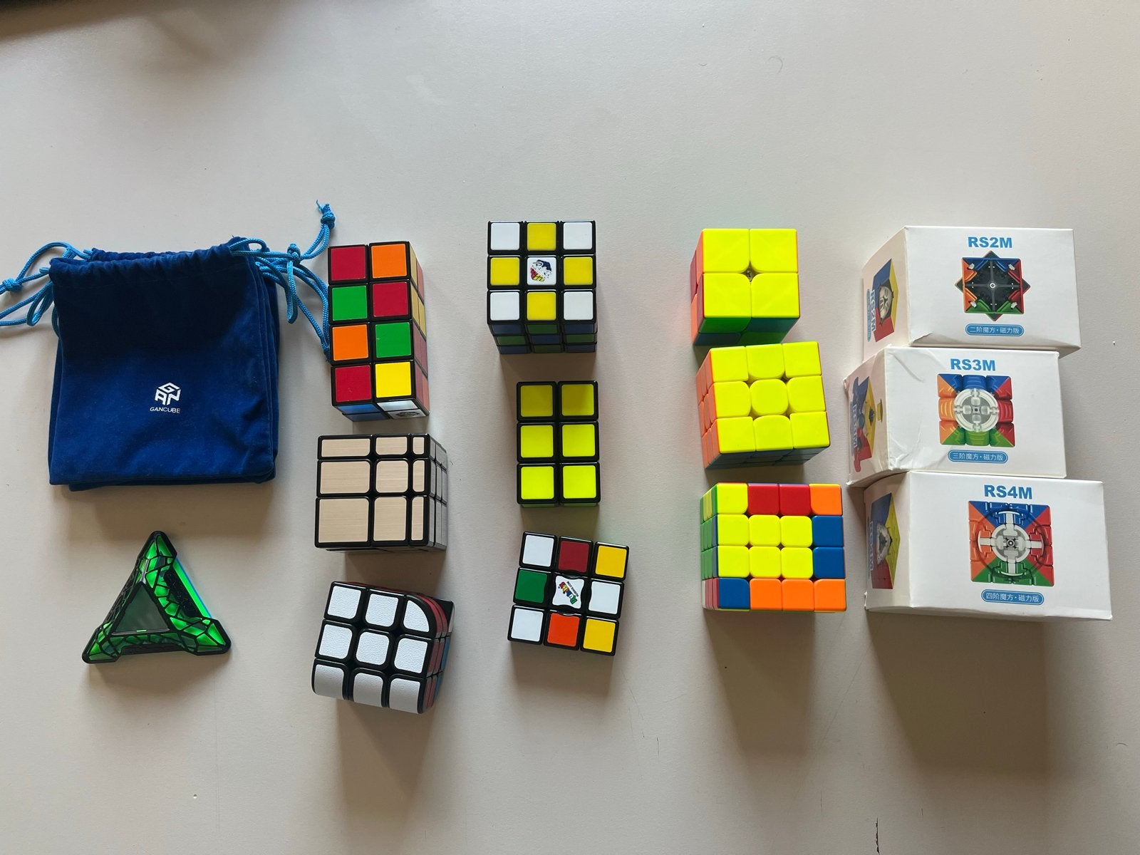 Rubik's kubus collectie: diverse maten en merken, Ophalen of Verzenden, Zo goed als nieuw, Rubik's of 3D-puzzel