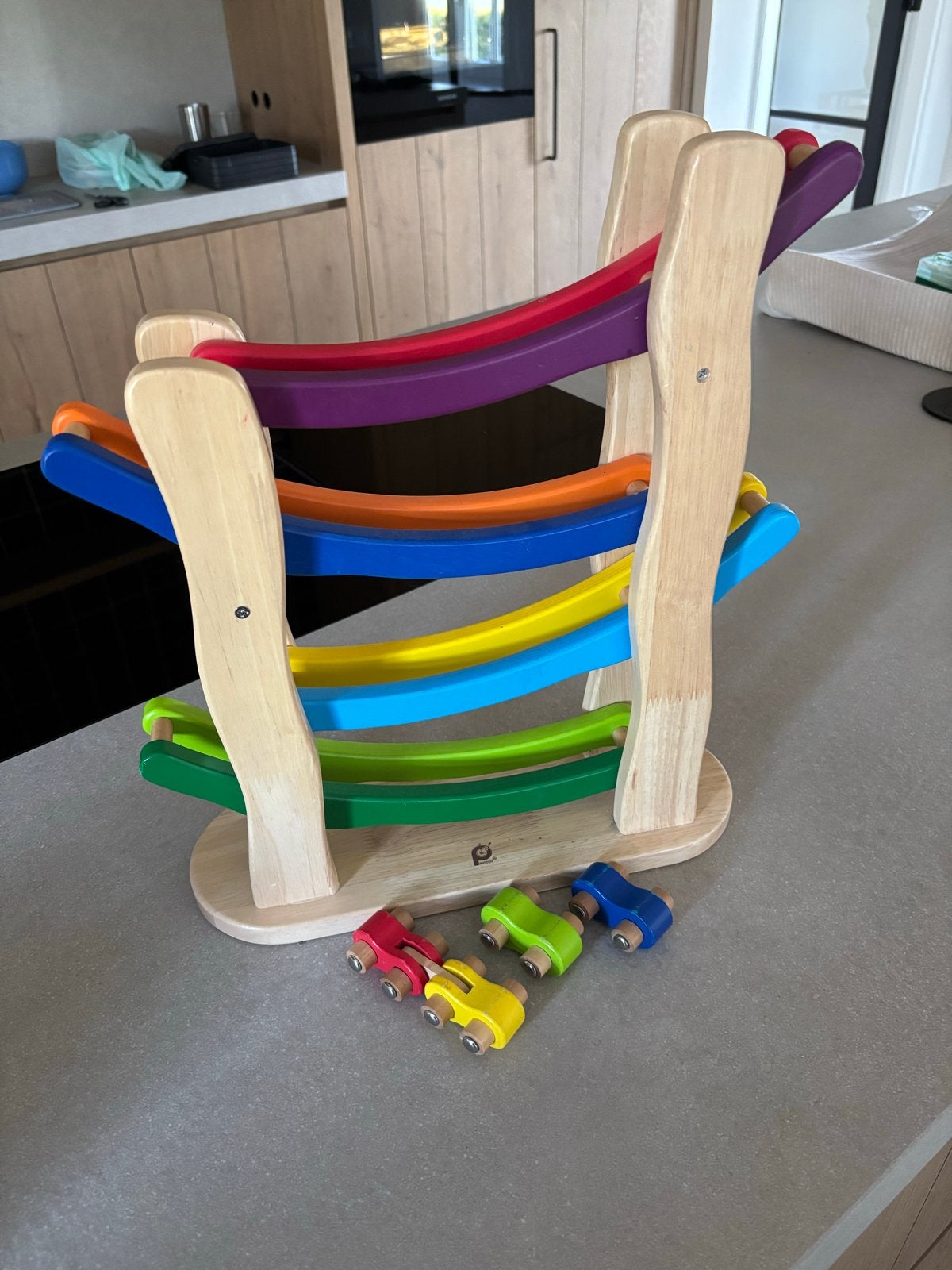 Pintoy Houten Autobaan - Zo goed als nieuw, Ophalen of Verzenden, Zo goed als nieuw, Jongen of Meisje