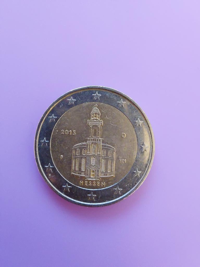 2015 Duitsland 2 euro Hessen F, Verzenden, Duitsland, 2 euro, Losse munt