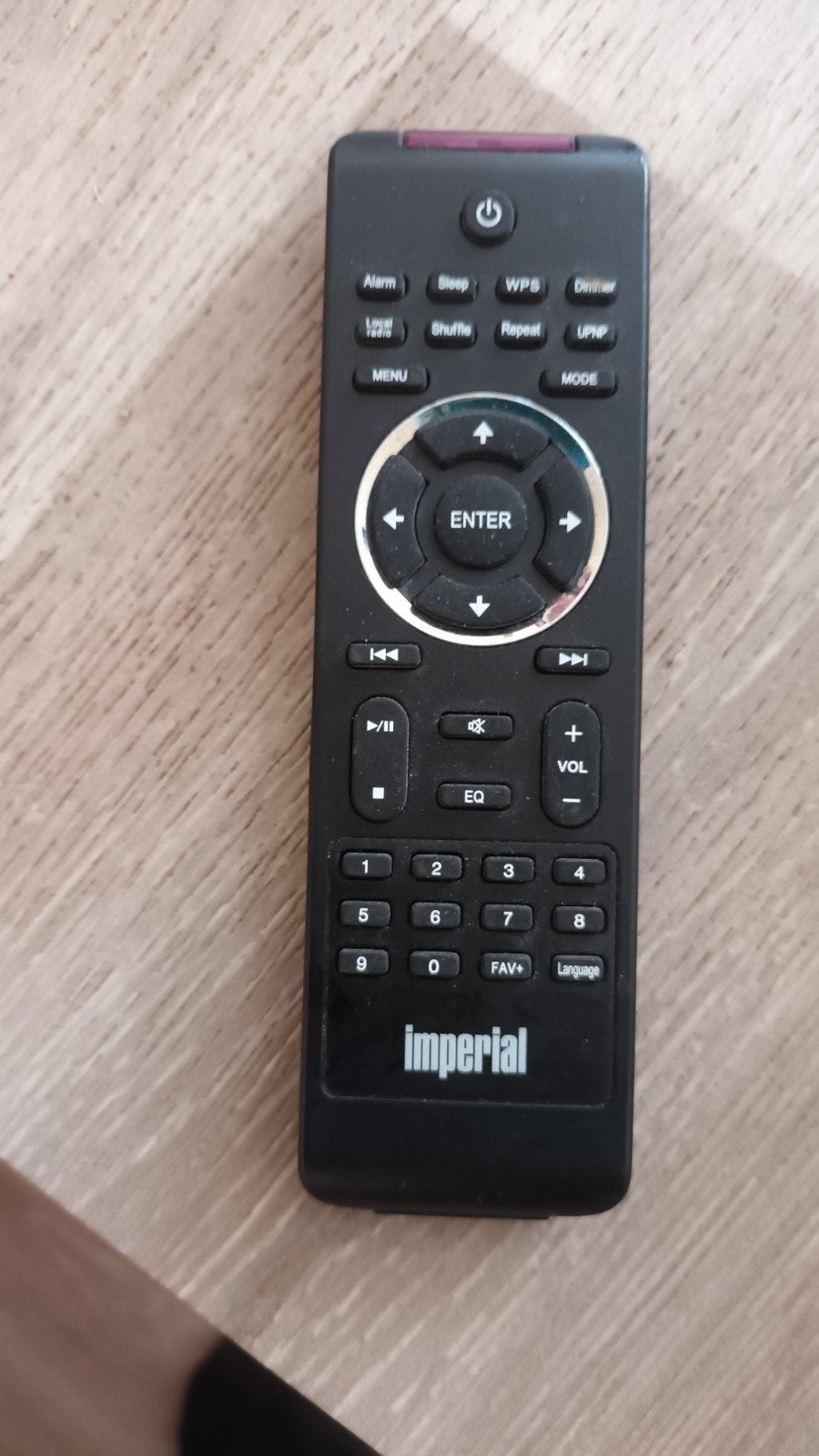 Afstandsbediening Imperial voor internet radio, Ophalen
