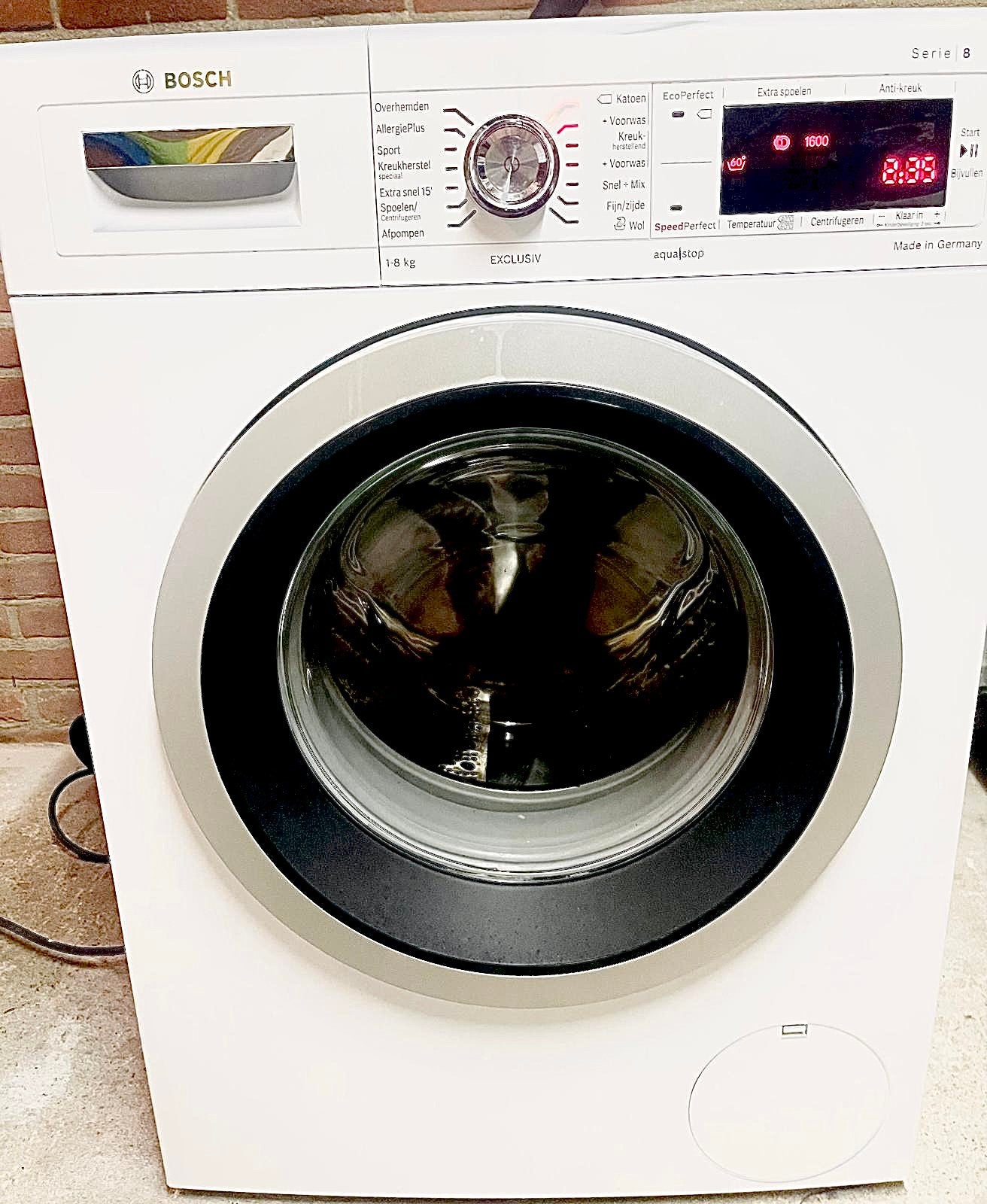Prachtige, BOSCH Home Serie8 Wasmachine 8Kg top staat A+++!