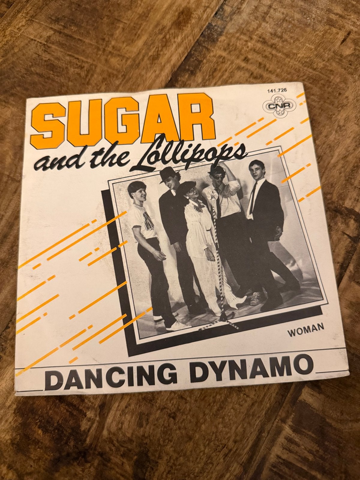Sugar and the Lollipops - Dancing Dynamo / Woman single, Gebruikt, 7 inch, Ophalen of Verzenden, Pop