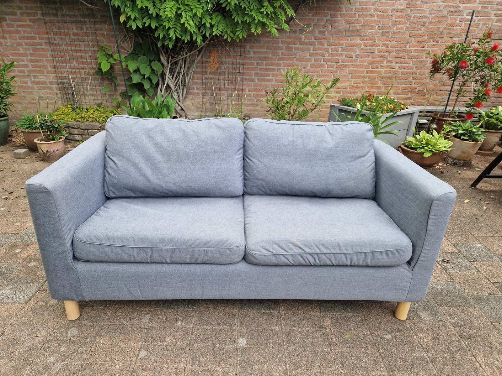 tweezitsbank, Ophalen, Gebruikt, 150 tot 200 cm, Tweepersoons