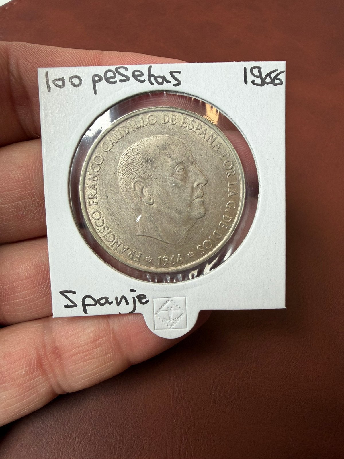 100 Peseta’s 1966 – Spanje, Verzenden, Overige landen, Zilver