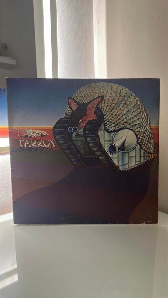 Tarkus, Cd's en Dvd's, Vinyl | Rock, Ophalen, Gebruikt, 12 inch, Progressive