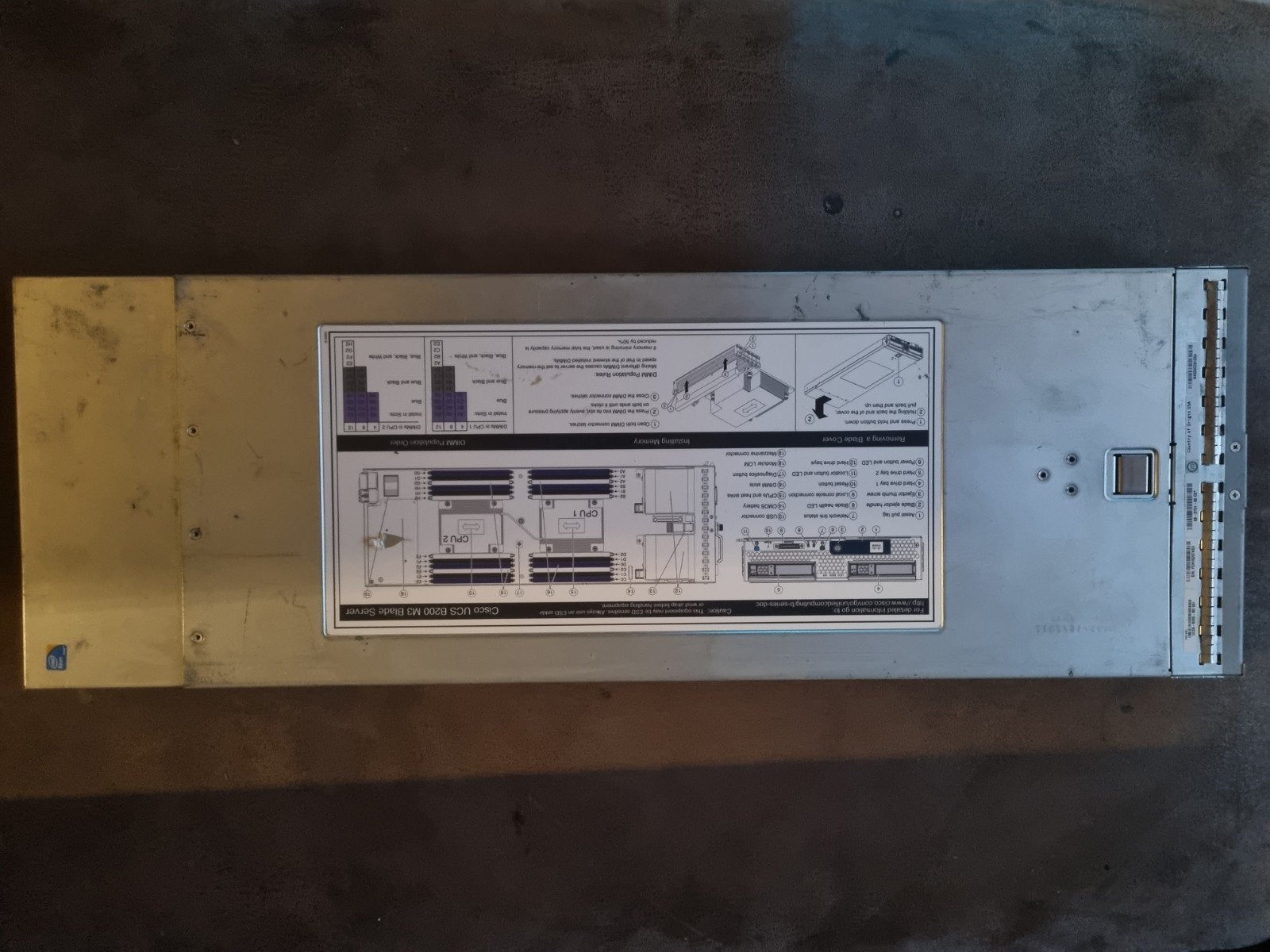 Cisco UCS B200 M3 Blade Server - Intel Xeon, Gebruikt, Hot swappable onderdelen, 128 GB, Ophalen of Verzenden