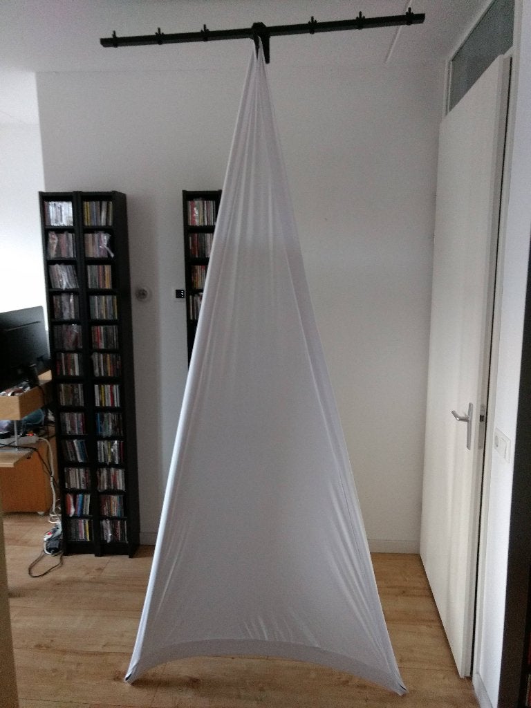 Scrim King statiefdoek licht SS-LST01-W (enkelzijdig), Muziek en Instrumenten, Gebruikt, -, -, Licht of Laser