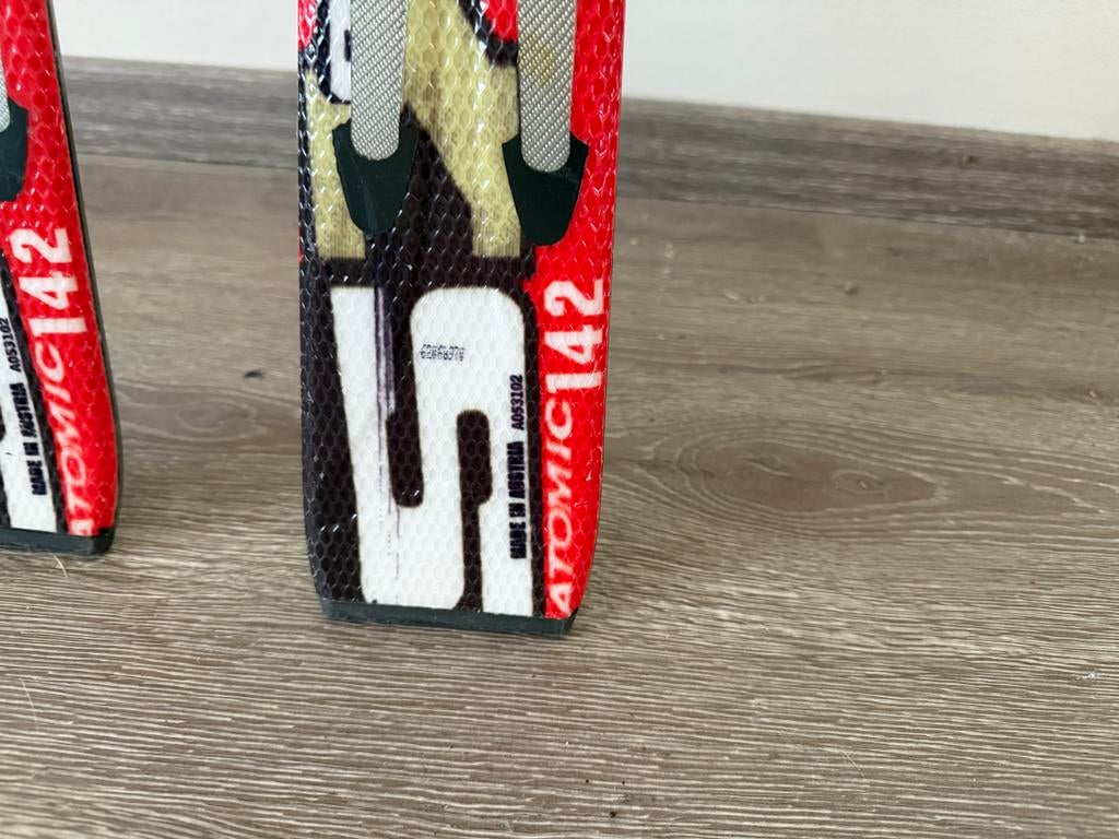 Atomic Supercross Ski's 142 cm met bindingen, 140 tot 160 cm, Gebruikt, Ophalen of Verzenden, Carve