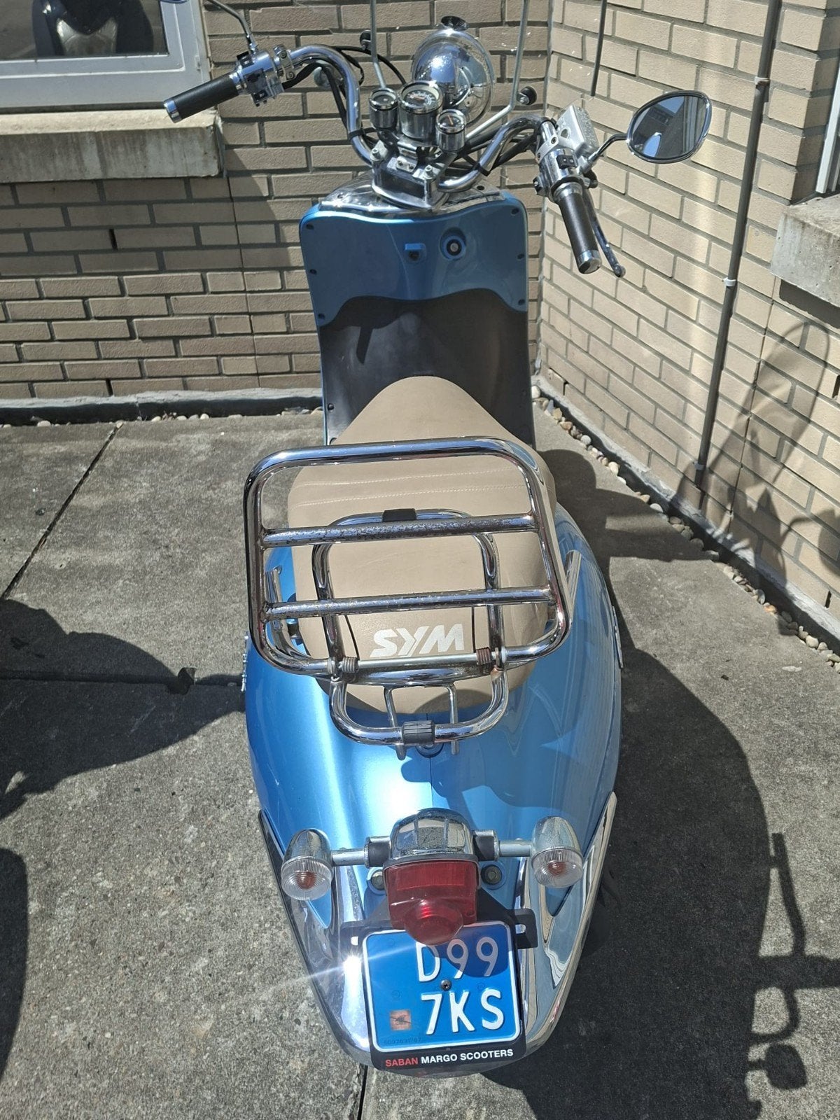 Nette Sym Cello scooter - Blauw, 12514 km, Ophalen of Verzenden, Benzine, Overige modellen