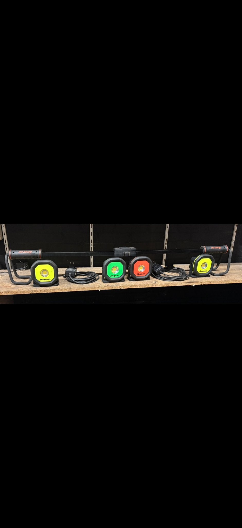 Snap-on werklampen - Set van 4 stuks, Ophalen of Verzenden, Zo goed als nieuw, Minder dan 50 watt, Lamp