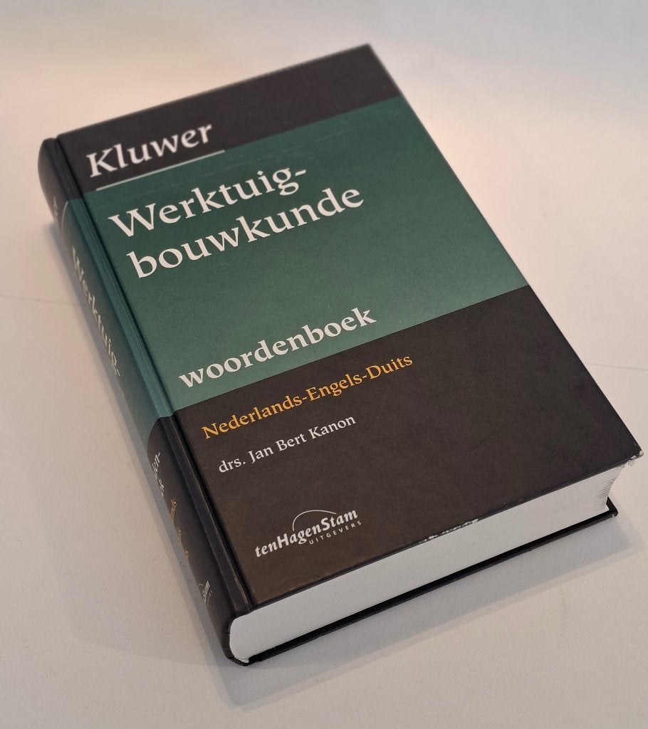 Kluwer's Werktuigbouw 3-talig woordenboek, Boeken, Drs. Jan Bert Kanon, Ophalen of Verzenden, Zo goed als nieuw, Overige uitgevers