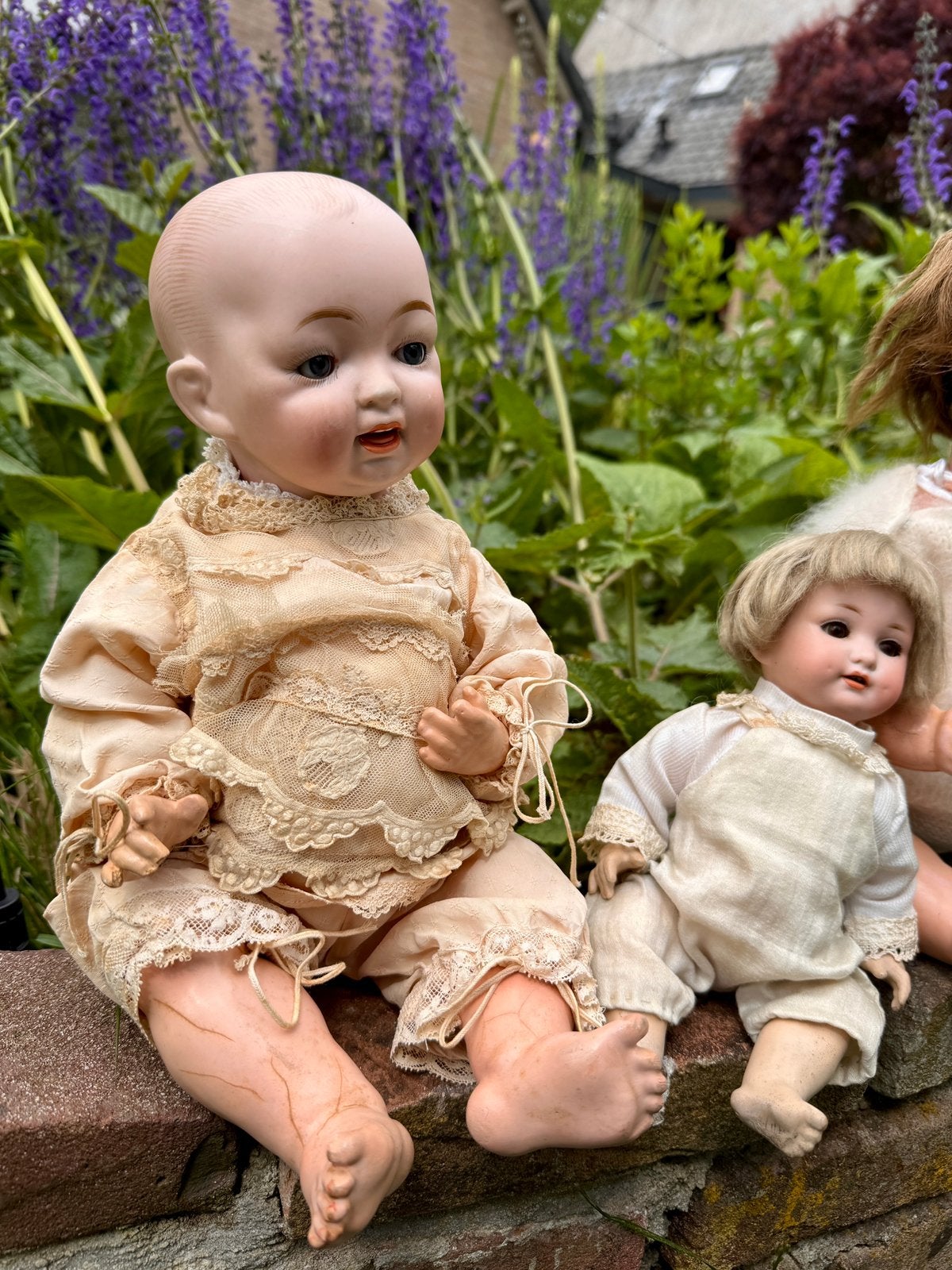 Lieve antieke Pop / poppen, Ophalen of Verzenden
