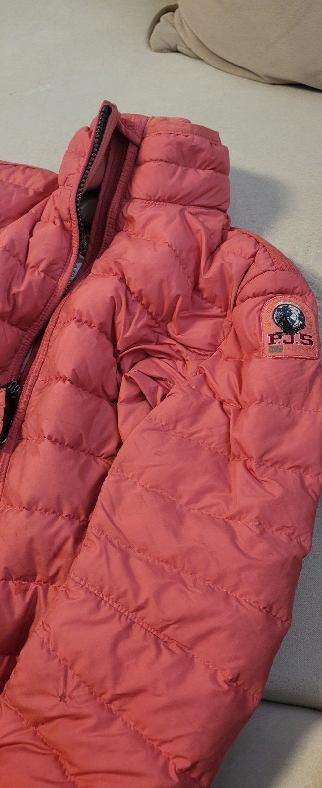Parajumpers donsjas roze maat 8 (kindermaat), Zo goed als nieuw, Roze, Maat 34 (XS) of kleiner, Parajumpers