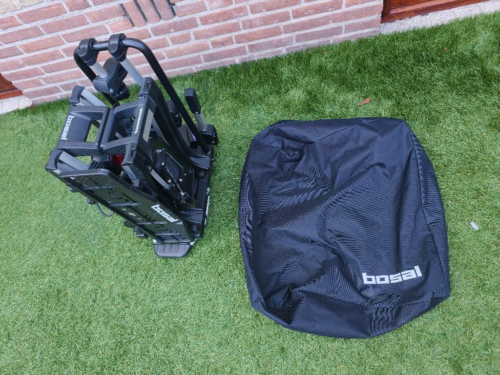 Fietsendrager bosal met tass, Auto diversen, Fietsendragers, Ophalen, Gebruikt, Elektrische fiets, 2 fietsen